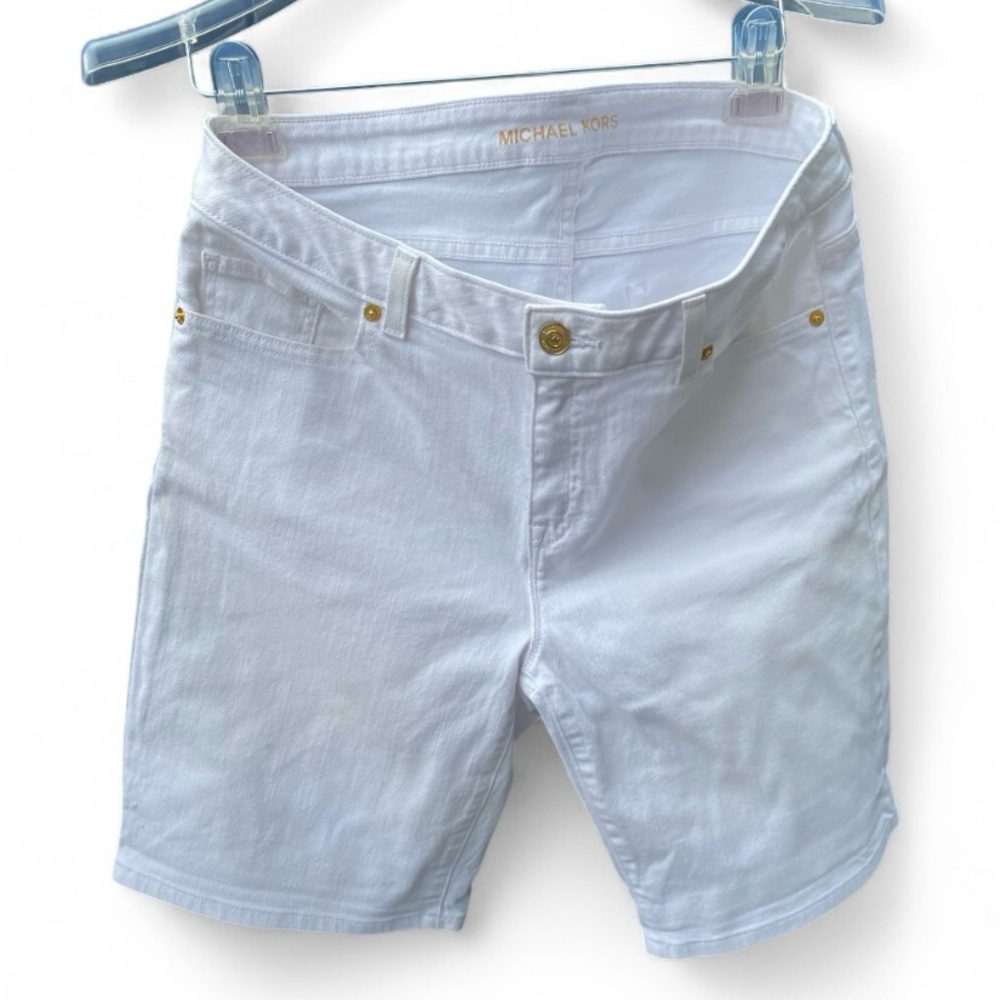 Michael Kors Classic White‎ Jean Shorts